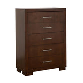 Coaster Jessica 5-drawer Chest Cappuccino Model 200715